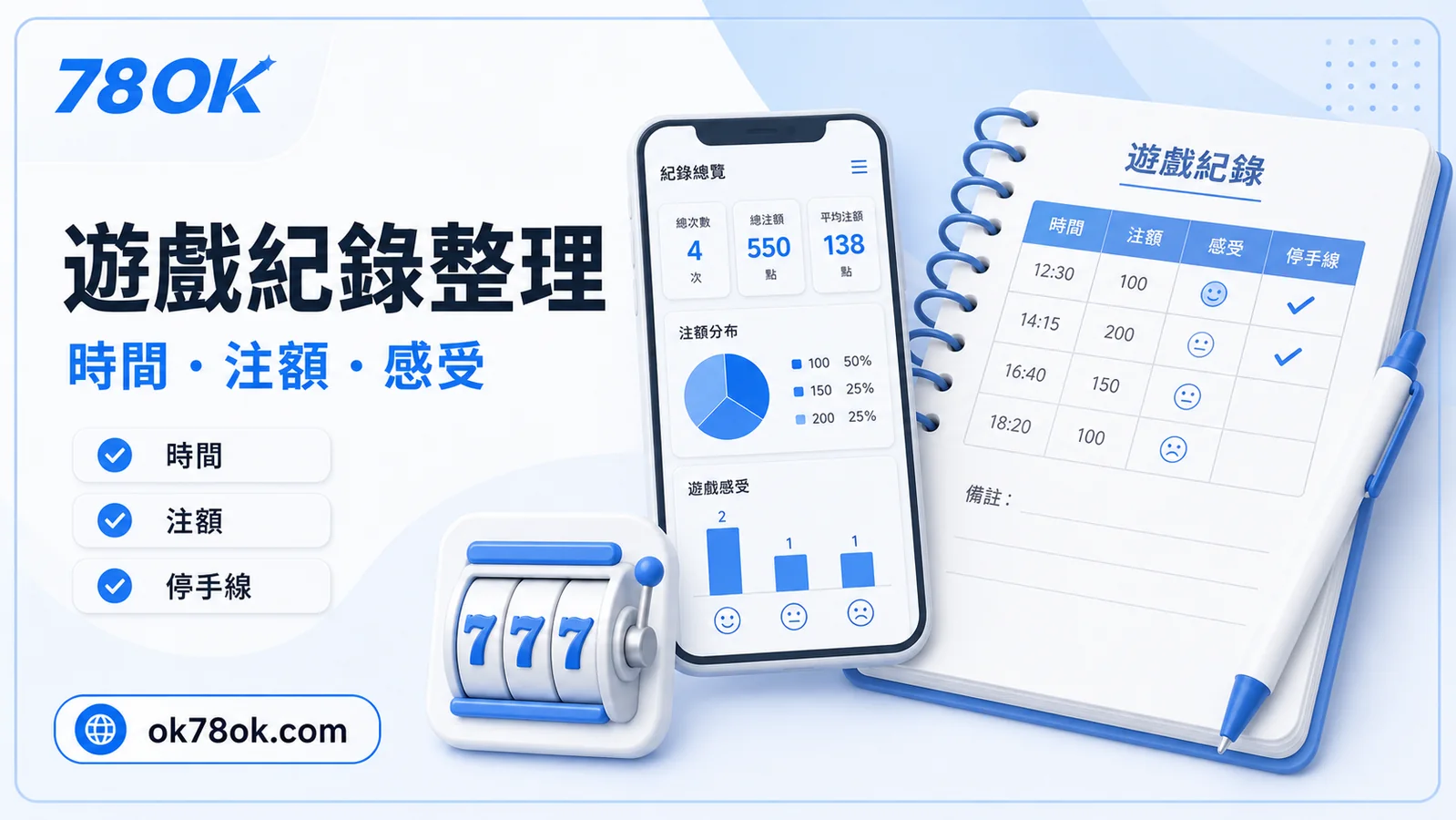 78OK BNG 紀錄保存圖，包含遊戲紀錄、活動與客服